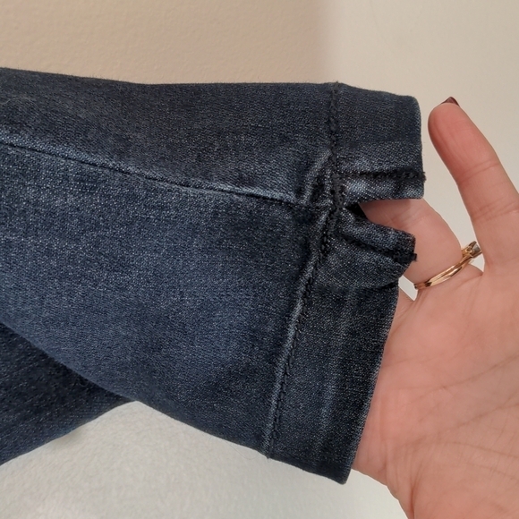 Anthrologie PILCRO High-Rise Denim Legging Cropped 27 - Picture 5 of 11